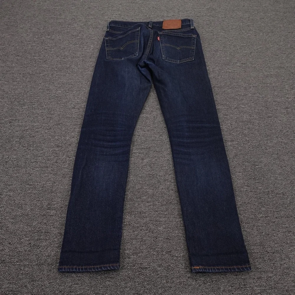 Levi's 510 Jeans Mens‎ 28x30 Blue Dark Wash Skinny Slim Stretch Denim Pants